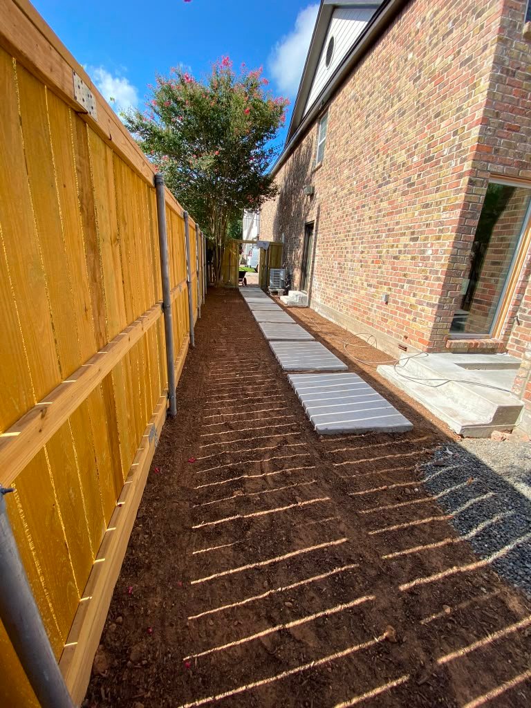 Completed artificial turf installation